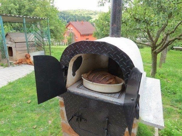 Печь из старой ванны
