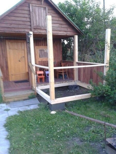 Пристройка к бане своими руками
